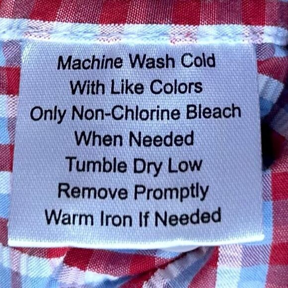 Jos. A. Bank 1905 Buttons Down Shirt Men's Multi Red Large Plaid Checkered NWOT - Picture 11 of 12